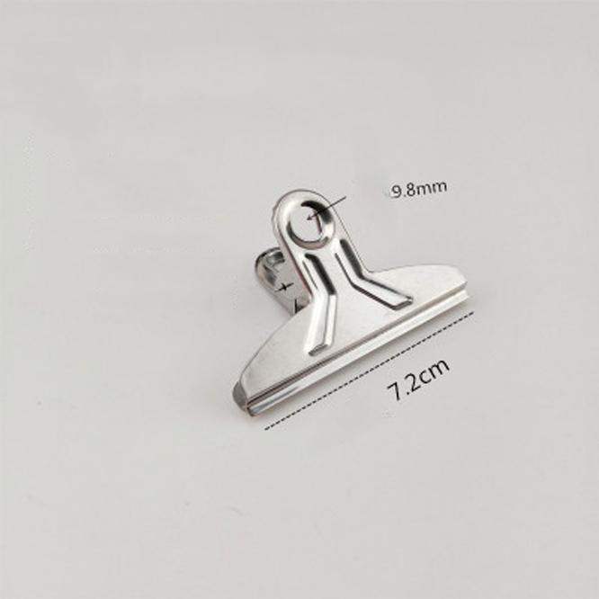 6pcs Stainless Steel Clip Food Bag Sealing Clip Reusable Heavy Duty Stainless Steel Clips Multipurpose Air Tight Seal Clip Office School Home Kitchen