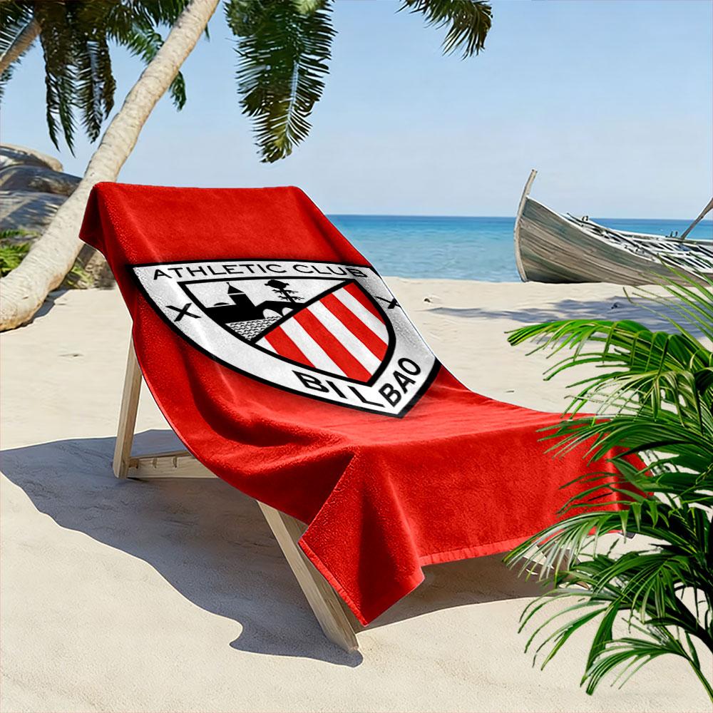 Athletic Club Bilbao Logo Handtuch Ein Muss für den Strandurlaub