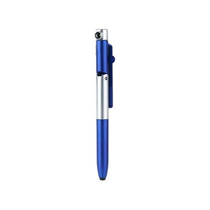 1Pc 4-i-1 sammenleggbar kulepenn Universal Mini Capacitive Pen Screen Stylus Pen