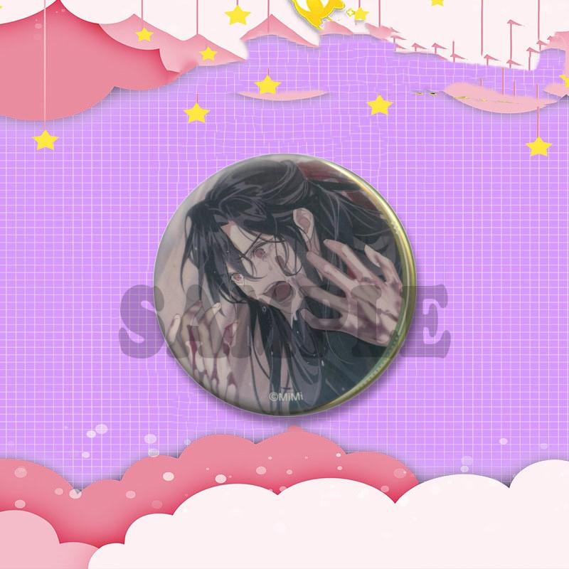 BL Anime Peripheral Coin Brooch Mo Dao Zu Shi Lan Wangji Wei Wuxian Enamel Pins Backpack Clothing Jewelry Badge Accessories Gift