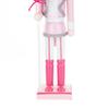 Pink Candy Style Wooden Nutcracker Ornament