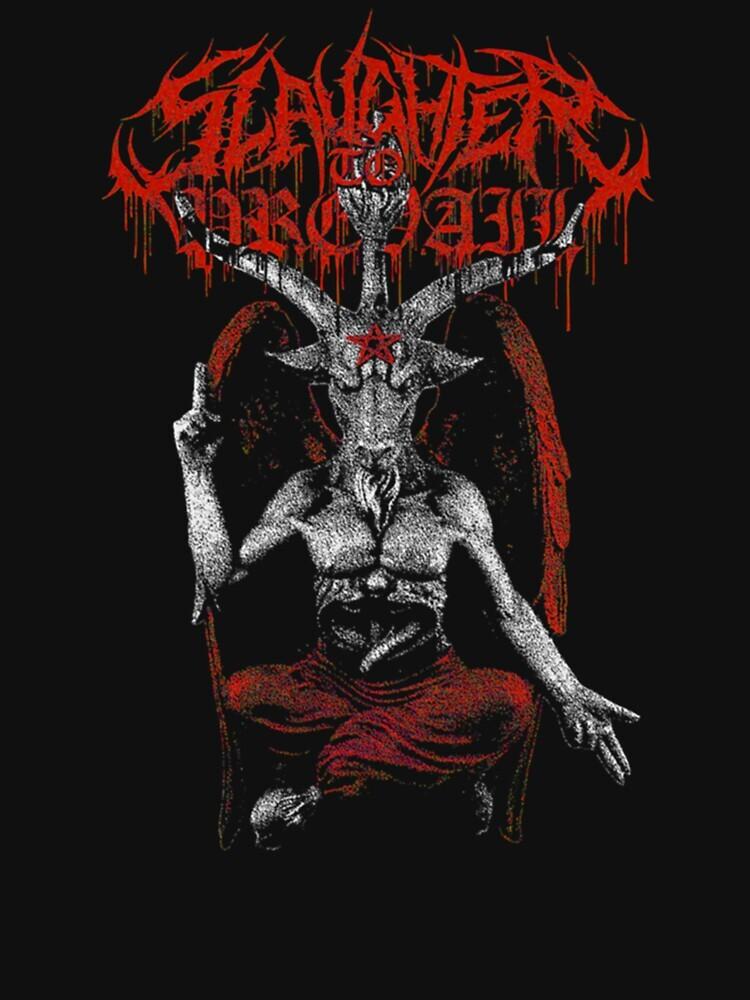 Slaughter To Prevail Kapela Černá Barva Krátký Rukáv Plná Velikost Tričko BT281 Unisex Tričko