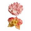 Professional 3D Flower Silicone Baking Molds For Creating Orchid Flower Shape Cake Toppers And Dessert Decoration