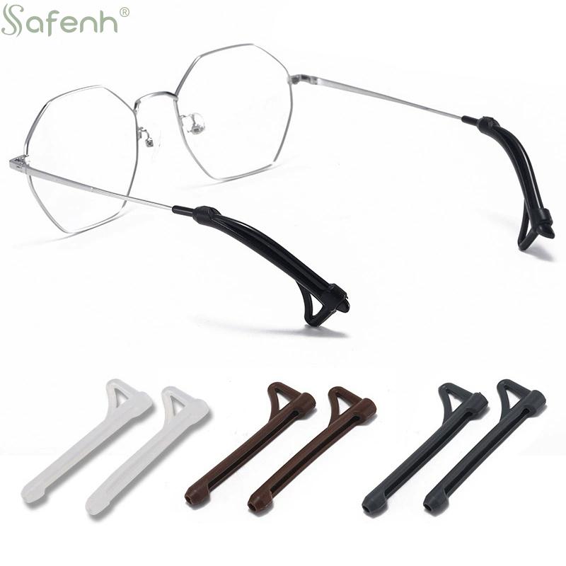5pcs Glasses Anti-slip Silicone Cover For Glasses Sleeve Eye Frame Leg Drag Fixed Ear Hook Bracket Anti-drop Artifact Glasse Acc