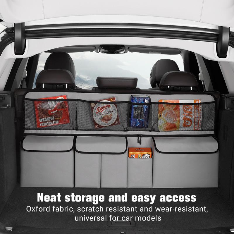 Car Backseat Organizer Hanging Storage Bag MultiFunctional Cute Trunk Shelf Auto Accessories For Rear Seat OrganizationStorage