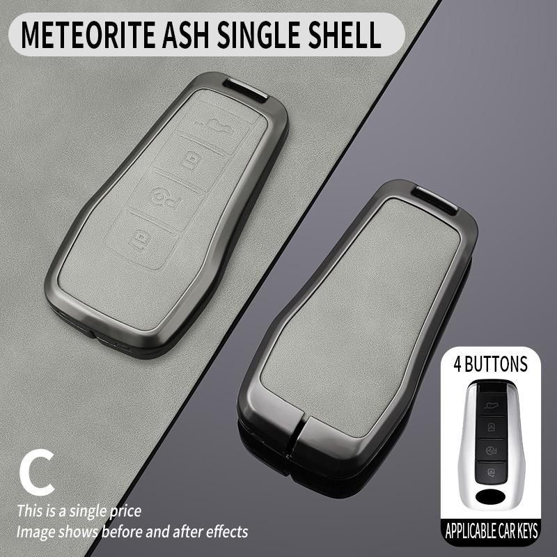 

XPeng G3 2019 Car Key Case: Unisex, High-End Metal Shell with Full Coverage and Anti-Drop Protection.