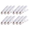 12Pcs Wäscheklammern Nicht-markierung Clip Trocknen Rack Weiß