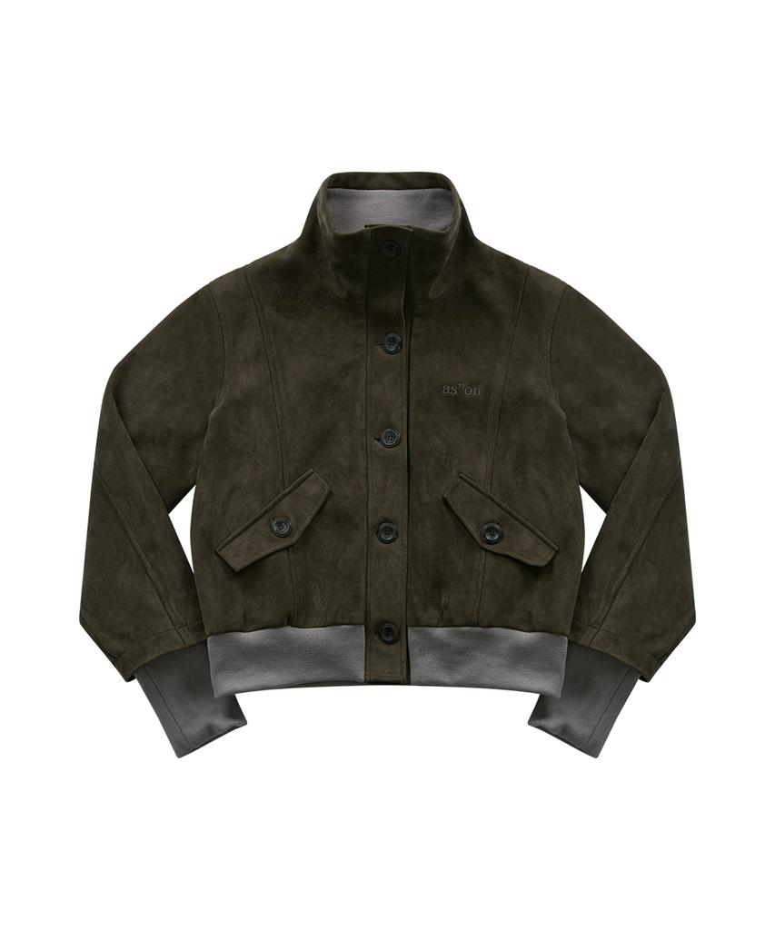 ASON Dumbo Suede Jacket / Brown