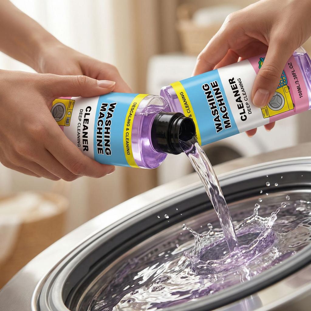 Waschmaschine Innenzylinder Fleckenentferner Geruchsbeseitigung Kalkentferner Reinigungsmittel 100ML
