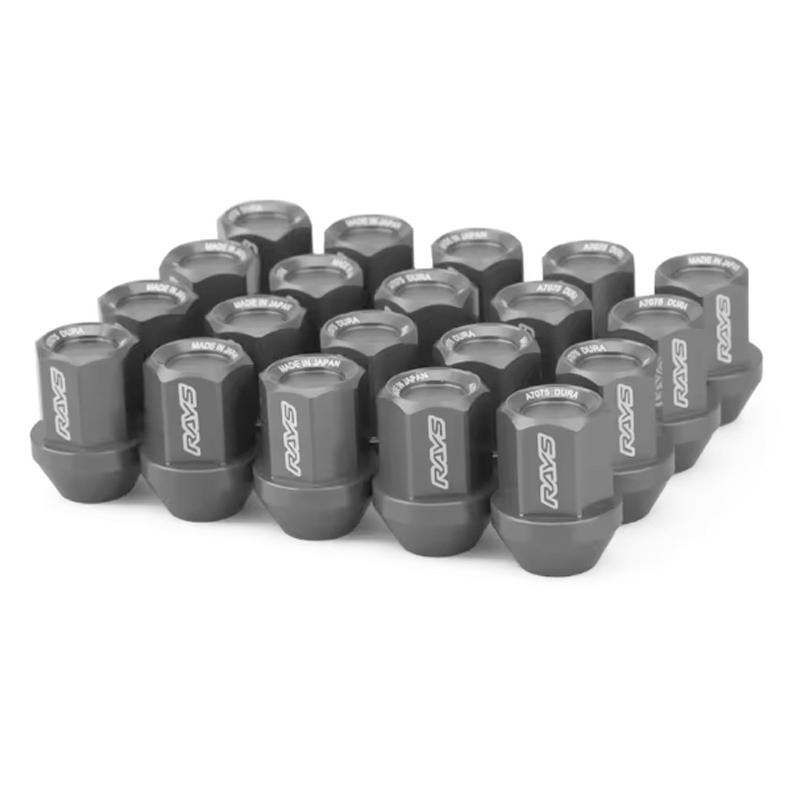 HEX 19mm 20 stuks Aluminium M12x1.5 Wielmoeren 32mm Lengte Racing Wielmoer Racing Gesmeed Stijl Auto Modificatie Rood Zwart Grijs