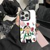 L-Cutting-Fabric Charlie and Lola Cartoon Phone Case For iPhone 17,16,15,14,13,12,Pro MAX Black Matte Shockproof Cover
