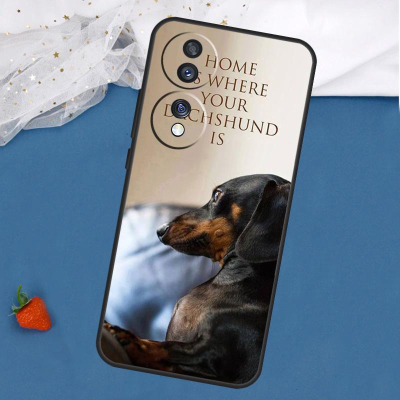 

Teckel Dackel Dachshund Dog Case For Honor Magic 5 6 8 Pro 7 Lite 200 400 50 70 90 X8c X8b X9a X9b X9c X9d Win RT Cover Honor 70
