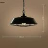 American Retro Wrought Iron Pendant Lamp for Restaurants and Bars
