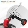 Universal Grass Trimmer Support Wheels Adjustable Handle Bracket Clamp  Cutter Power Tool