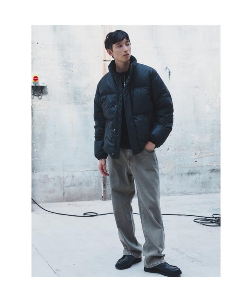 SHIFT.G Washed Wide Denim Pants Khaki