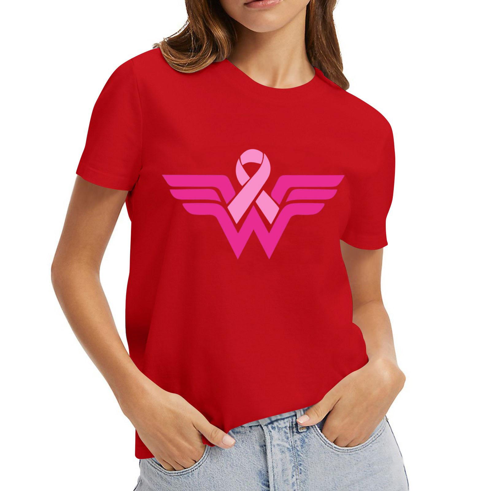 

Взрослая футболка с круглым вырезом, повседневная, с принтом, с коротким рукавом XL красный