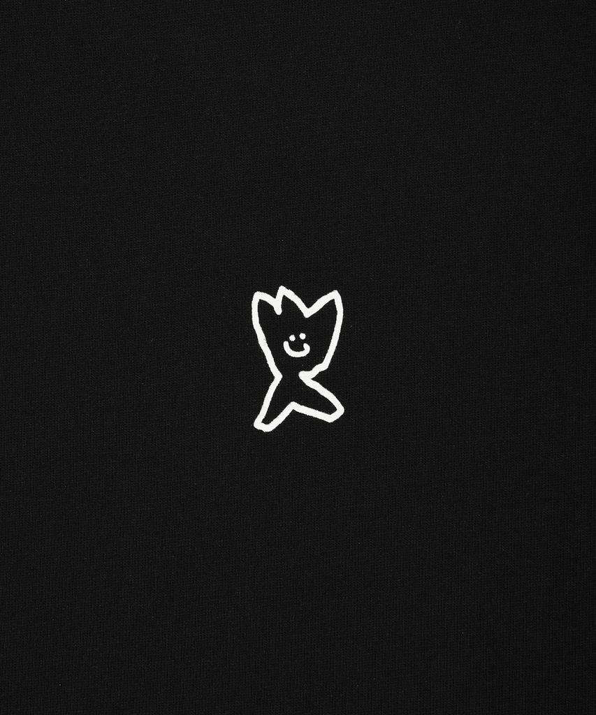 WACKY WILLY [26Ss] 2-Pack Signature Short Sleeve T-Shirt Black/White