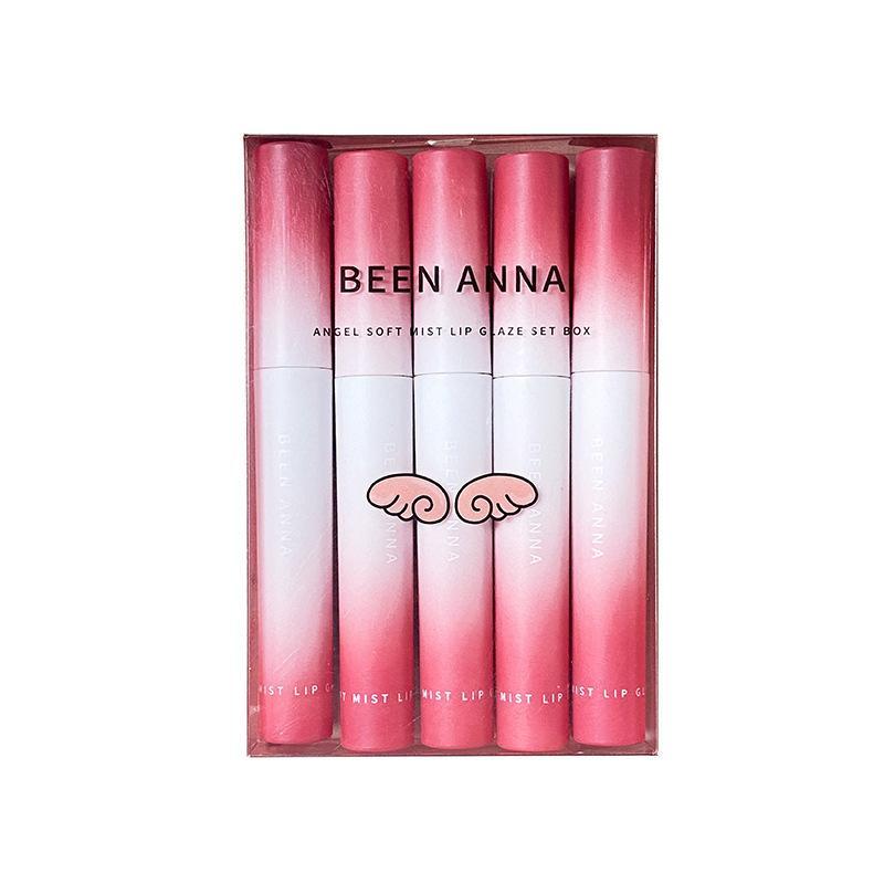 

Набор из пяти предметов Velvet Lip Glaze Matte Mist Natural Whitening Увлажняющая увлажняющая помада Водостойкая помада Чашка с антипригарным покрытием Стойкий макияж