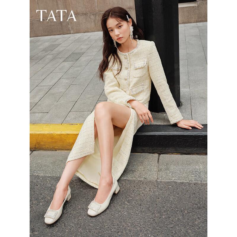 TATA Honigkeks Echte Leder Damen Pumps