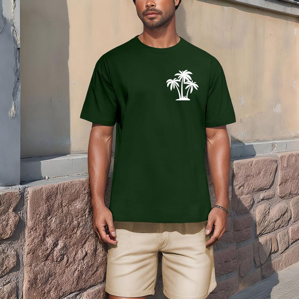Men'S Fashionable T-Shirt, Street Casual Short Sleeved Clothing