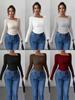 French Oblique Collar Knitted Top: European & Korean Style, Age-Reducing, High-End Temperament, for Autumn & Winter.