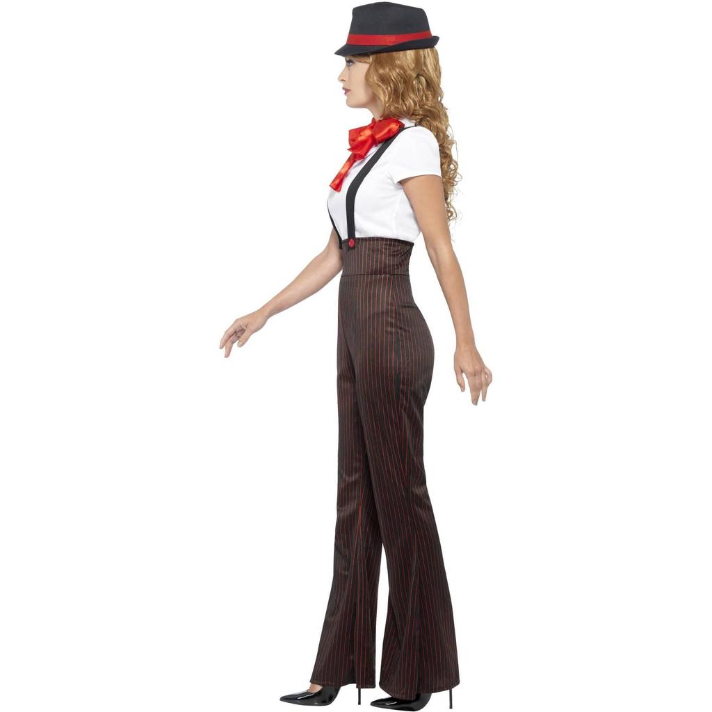 Smiffys Womens/Ladies Glam Gangster Costume Set