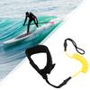 Stand Up Paddle Board Spiralfeder Bein Fuß Seil Surfing Leash für Surfbrett (Gelb)