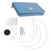Circular Knitting Needle Set Metal Knitting Needle Interchangeable Circular Needle Size 2.2-4.5mm Knitting Tool
