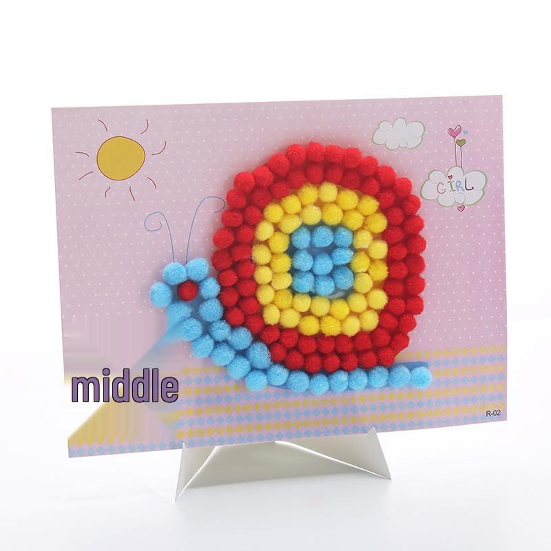 

3D Fur Ball Painting Craft Kit for Kids – Creative DIY Educational Pack