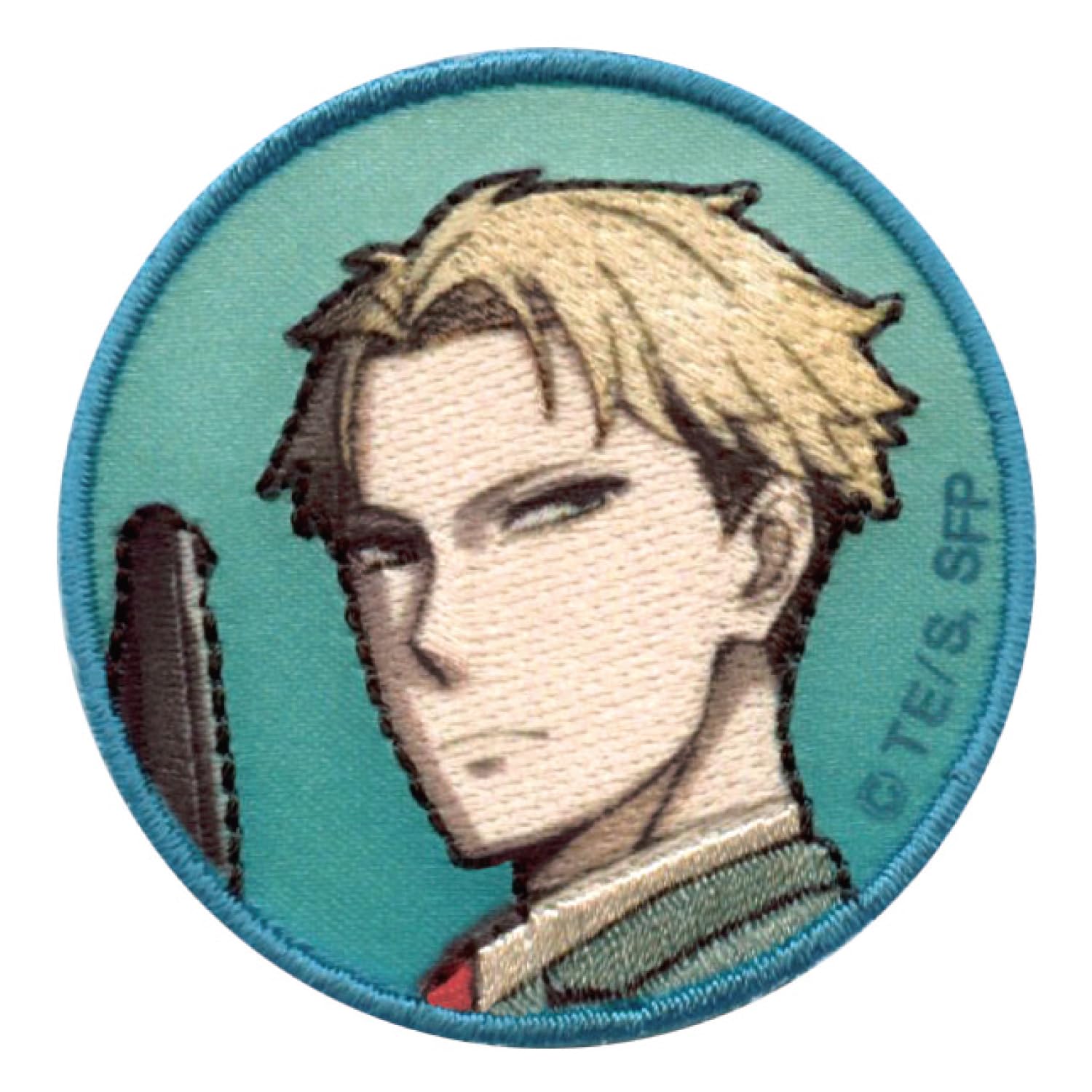 Inagaki Clothing Spy Family Lloyd Sticker Patch, 50mm x 50mm, Adhesive (Both Sticker and Iron-on), SFS003