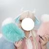 Soft Lamb Tail Sound Activated Moving Props Soft Plush Costume Accessory For Kids adults Costume Educational Games