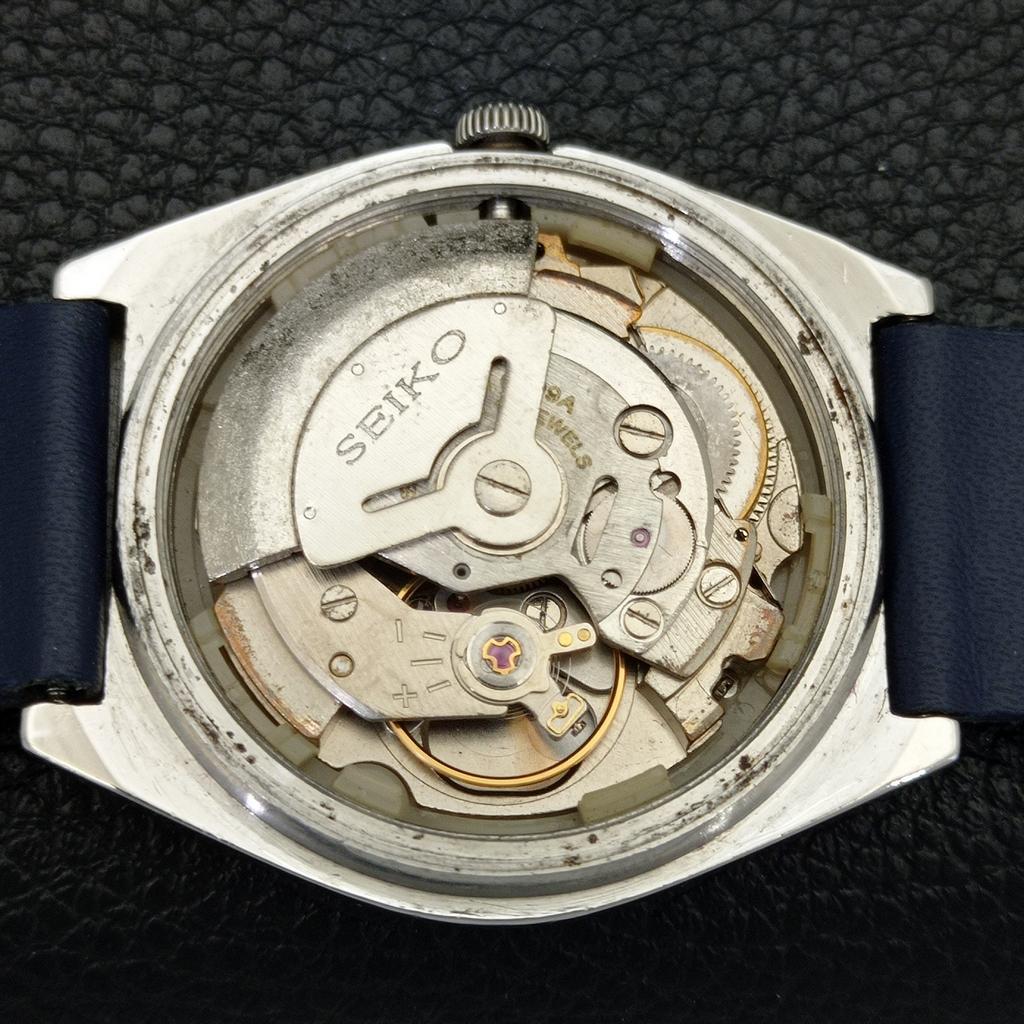 VINTAGE SEIKO 5 AUTOMATIC 6309A JAPAN MENS BLUE COLOR DIAL WATCH a701234-5 R206a-a701234
