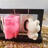 3D Frogs Candle Mold Animal Silicone Molds Resin Casting Molds Craft Supplies for Candle Making Home Decoration