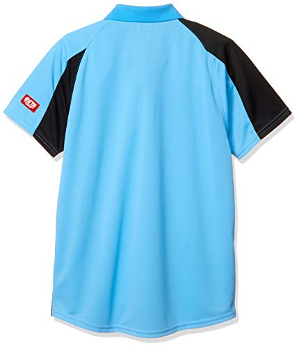 Mizuno Table Tennis Game Shirt, Short Sleeve, Moisture-Wicking, Quick-Drying, Stretch, JTTA Certified, 82JA8010, Kids, Aquarius Size 150