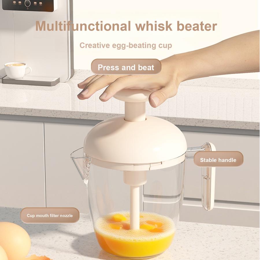 Multifunctional Handheld Electric Whisk Mixer Cream Maker Foam Egg Beater Cup Large Capacity