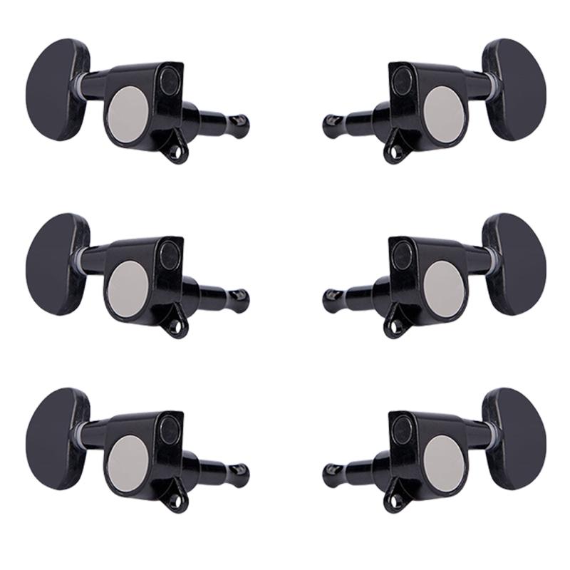 6Pcs Sealed Guitar String Tunings Peg Replacement  3L3R Guitar Machine Head Knobs Tunings Key Acoustics Guitar Tuner