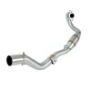 Stainless Steel Exhaust Pipe Header Mid Pipe Slip-On Type For Honda CRF 300L CRF300L Rally ABS 2021 2022 2023