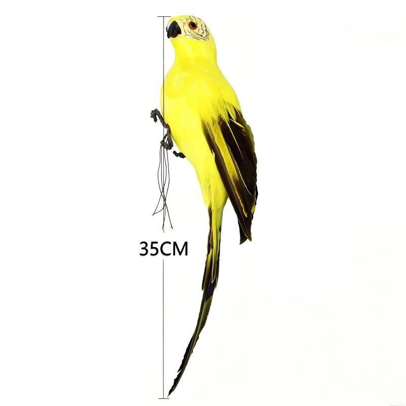 25/35Cm Simulation Parrot Garden Decoration Creative Lawn Figurine Ornament Animal Bird Outdoor Garden Party Prop Decoration