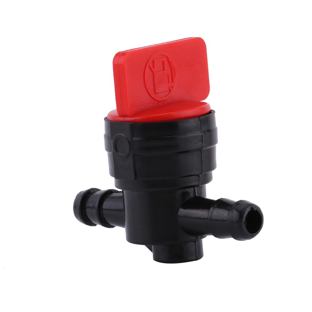 Rubinetto Carburante Universale in Plastica 6mm Inline On Off Adatto per Tubo Flessibile da 1/4
