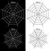 150/250cm Black White Spider Web Giant Stretchy Cobweb For Home Bar Garden Haunted House Horror Props Halloween Party Decoration