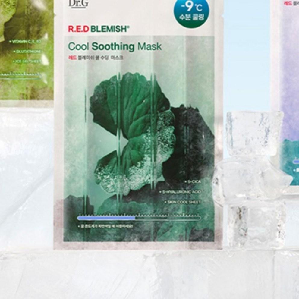 Dr.G Red Blemish Cool Soothing Mask, 10 sheets