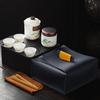 Ling Xue Coarse Pottery Portable Tea Set