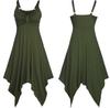 Women Midi Dress For Summer With Elegant Sleeveless Design And G-string Style**