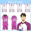Haikyuu Shiratorizawa Academy Volleyball Costume Athletic Loose Fit Outfit Set