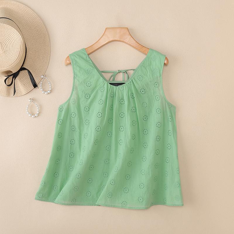 ZANZEA Damskie letnie casualowe topy na ramiączkach z dekoltem w serek