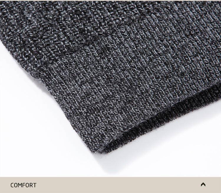 Men's High-Quality Winter Wool Chunky Knit Sweater - Anti-Pilling, Thick, Zipper Base Layer
