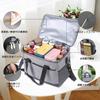 Roleness Large Capacity Foldable Cooler Bag 20L Cools and Keeps Food Cold Warm Soft Cooler Box Large Insulation Lightweight Handbag Shoulder Bag Ideal