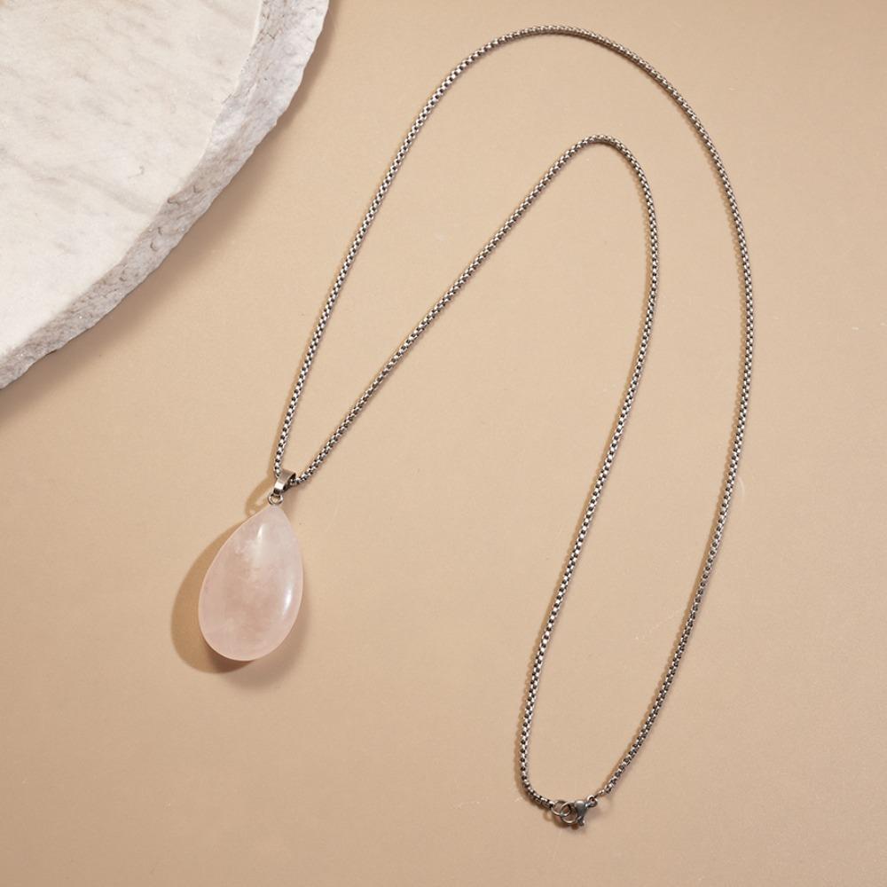 

Аксессуары для одежды Каменное ожерелье Индивидуальность Модная бижутерия Изысканная цепочка для ключиц Ципао розовый