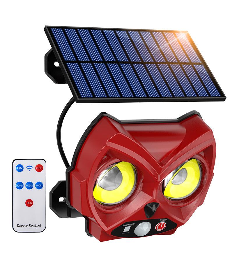 Owl Solar Floo Wall Light / Ambient Stake Lights -Outdoor Statue Lamp with Solar Power Ideal Decor for Yard/Garden/Pathway/Fence