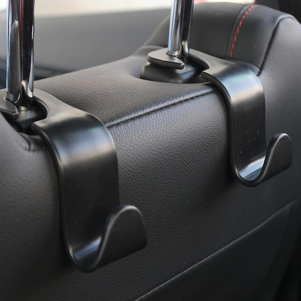 4 Stück Auto Sitz Kopfstütze Haken Aufbewahrung Kleiderbügel Auto Fahrzeug Rücksitz Organizer Halter Für Tasche